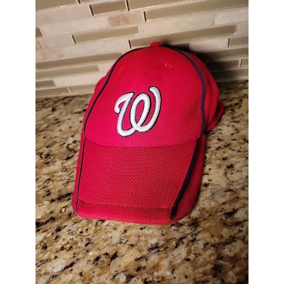Washington Nationals Hat MLB Red Cap Baseball Cap Flex Fit one size - Picture 2 of 11